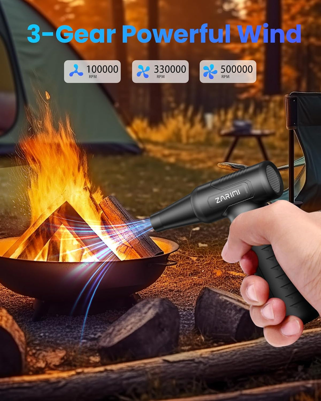 Electric Compressed Air Duster Blower, Rechargeable & Cordless